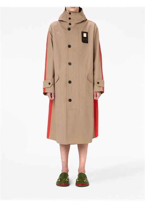 Parka con design color-block in beige e arancione - uomo JW ANDERSON | CO0263PG1374127